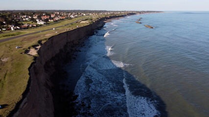 Fototapeta premium Acantilados cliffs at Mar del Plata in South America
