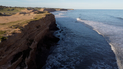 Obraz premium Acantilados cliffs at Mar del Plata in Argentine