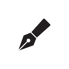 fountain pen icon vector design templates