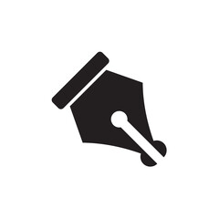 fountain pen icon vector design templates