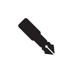 fountain pen icon vector design templates