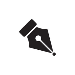 fountain pen icon vector design templates
