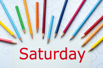 back to school concept with pencils