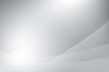 Abstract white and gray color, modern design background with geometric shape. Vector illustration.