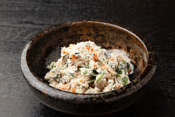 ほうれん草の白和え