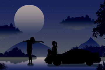 Una noche en el campo de la ciudad © Omar