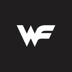 wc logo design simple and clean