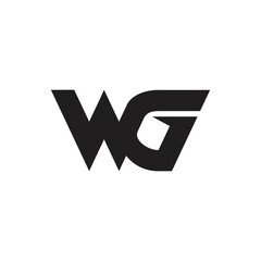 wg logo design simple and clean