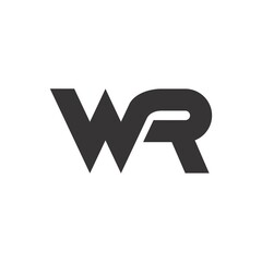 wr logo designsimple and clean