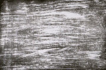 Fototapeta premium Hand-drawn gouache black and white abstract background. Texture of brush strokes.