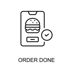 Order Done Vector line icons for your digital or print projects.