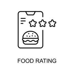 Food Rating Vector line icons for your digital or print projects.