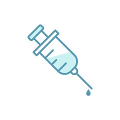 Syringe injection icon vector design templates on white background