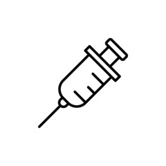 Syringe injection icon vector design templates on white background