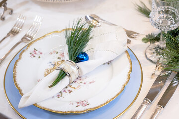 Royal New Year Vintage Silver French Dinner Service 2022
