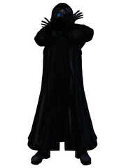 3d illustration of an fantasy horror figure