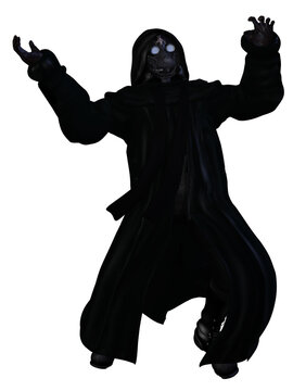 3d illustration of an fantasy horror figure