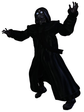 3d illustration of an fantasy horror figure