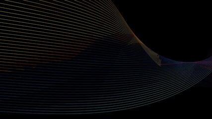 3d illustration colored stripes render background