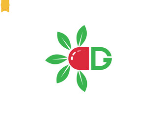 Pharmacy G Shop logo Symbol. Pharmacy G Icon Black Blue color. Creative Medical Logo Vector. Medicine Illustrations. Alternative Health Care logo. Pharmacy Vector Illustration Design Template.