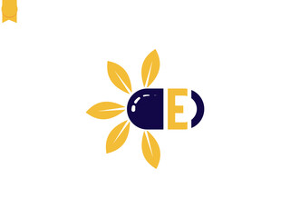  Pharmacy E Shop logo Symbol. Pharmacy EC Icon Black Blue color. Creative Medical E Logo Vector. Medicine Illustrations. Alternative Health Care logo. Pharmacy Vector Illustration Design Template