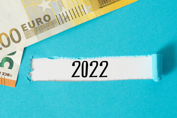 Euro Geldscheine und das Jahr 2022