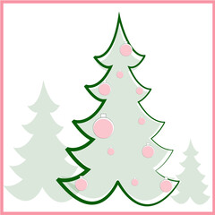 illustrations dedicated to winter holidays