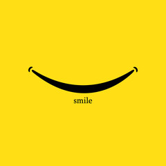 Smile icon design template