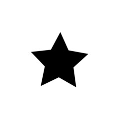 Obraz premium Star icon vector. Trendy flat design style on white background.