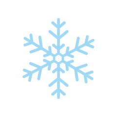 Snowflake icon vector illustration symbol