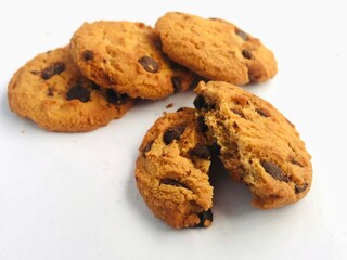 Crunchy and savory chocolate chip cookies.