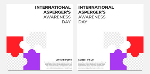 international aspergers awareness day social media post
