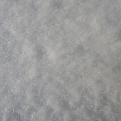 Snow background, snow texture. White snow as abstract background.