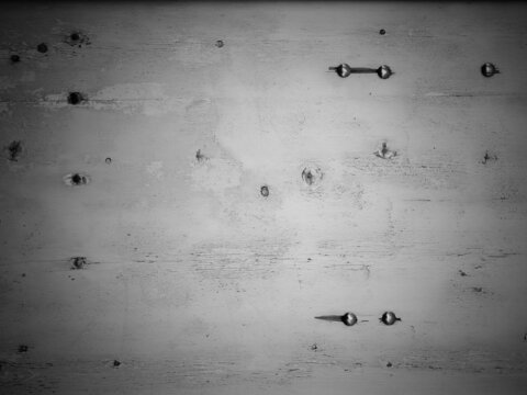 wood grey texture white and black background old knotted wooden plank
