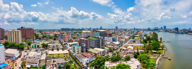 view of the city from above, Lekki