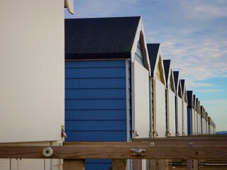 Beach Huts in a Row