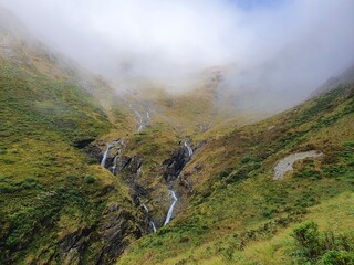 Milford Track via Dore Pass. Te Anau, Fiordland, South Island, New Zealand
