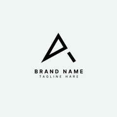 A Logo Design vector with black color