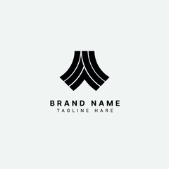 A Logo Design vector with black color