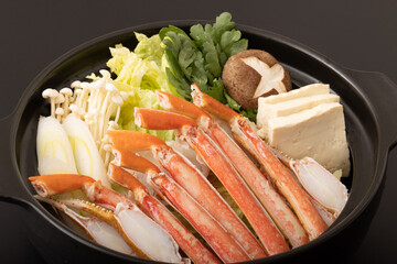 蟹鍋　(ずわい蟹)