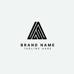 A Logo Design vector with black color