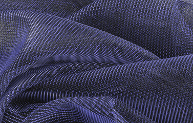 Texture odraped purple fabric for background
