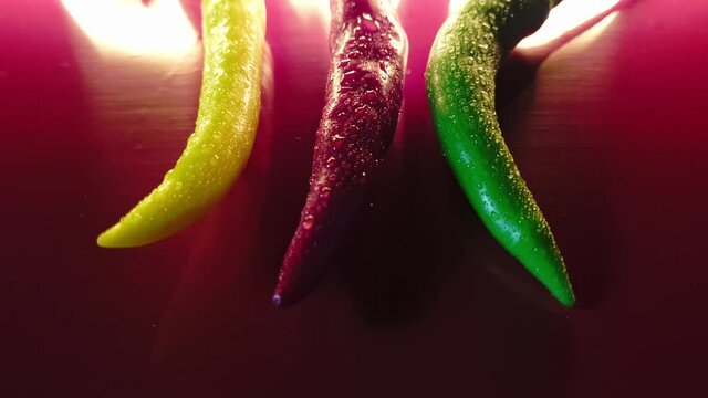 Peperoni in Flammen