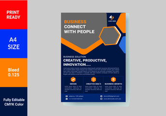 Corporate A4 Flyer Design Template