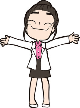 doctor girl cartoon girl character cute kawaii manga anime drawing cartoons