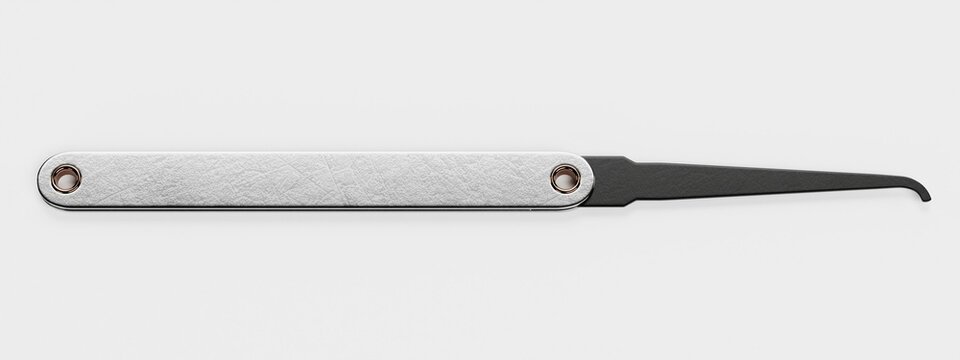 Realistic 3D Render of Lock PIck