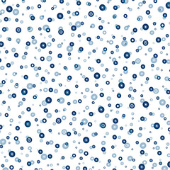 Background with light blue circles on a white background.