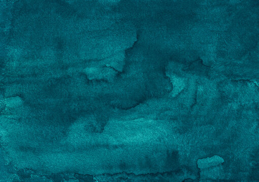 Fototapeta Watercolor deep blue background texture. Navy blue stains on paper. Artistic backdrop, oil painted texture. Ink texture. There is blank place for text. textures design art work or product.