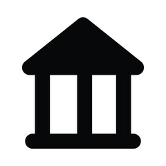 Banking Vector icon which is suitable for commercial work and easily modify or edit it

