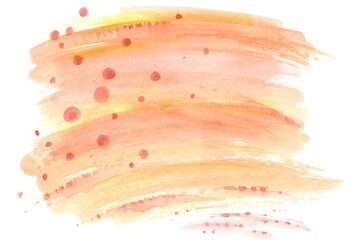 watercolor illustration of a brush